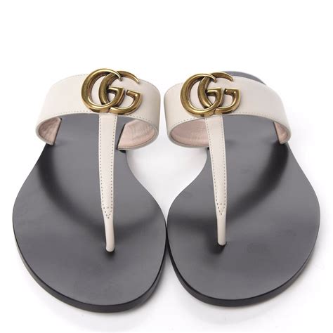 gucci marmont sandals beige|gucci marmont thong sandals sale.